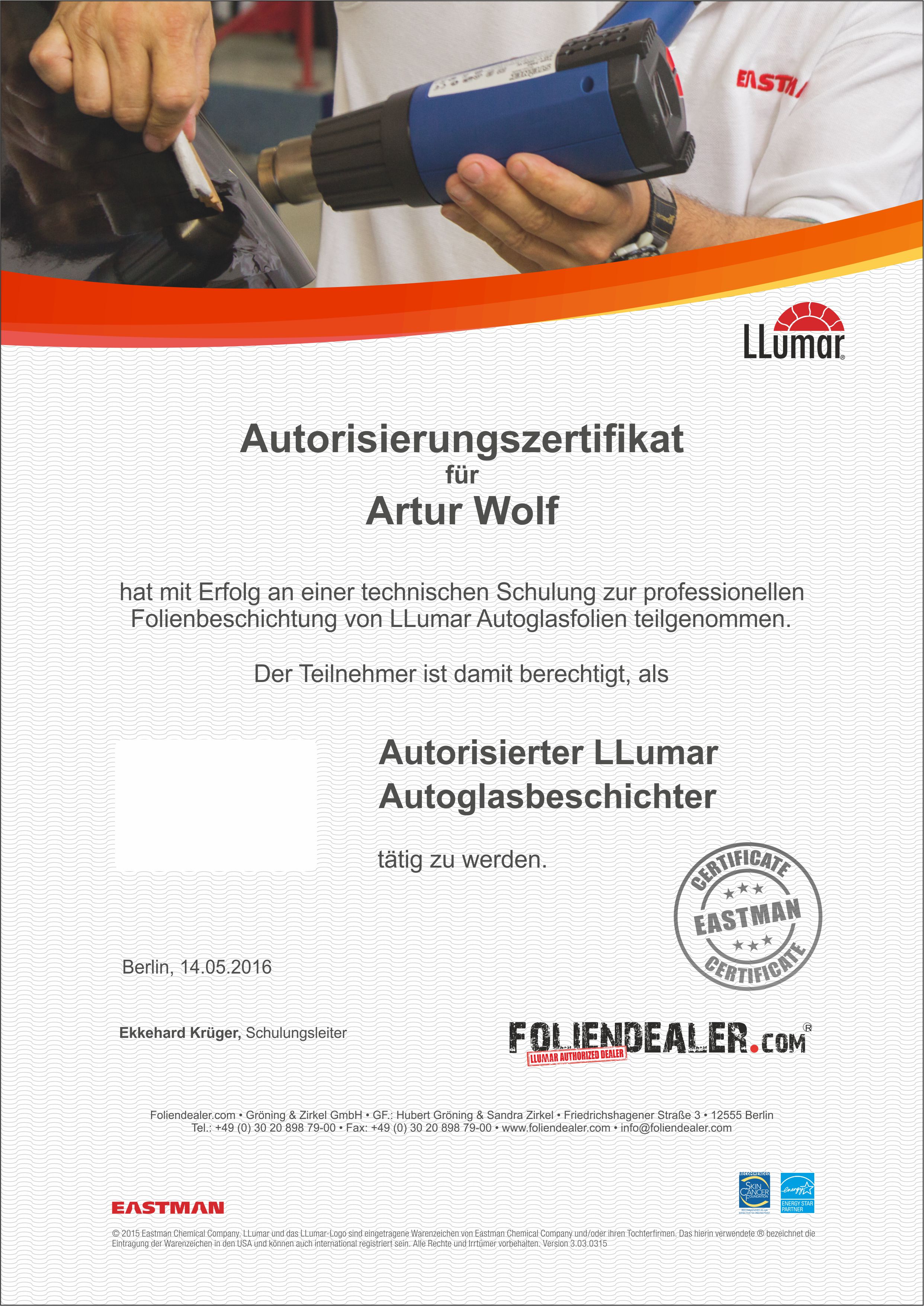 Zertifikat